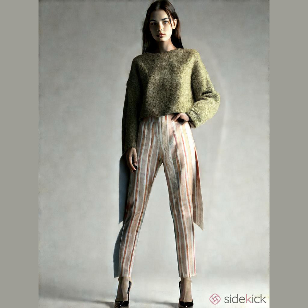 Windsor Striped Tie Waist Pants - Size Small (NWT)